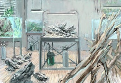 Image depicting the artwork named Dojo, 130x90cm, ψηφιακή ζωγραφική / digital painting.